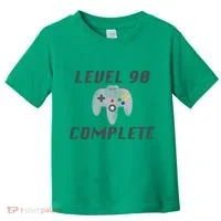 Level 90 Complete 90th Birthday Toddler T-Shirt thumb 0