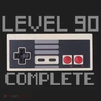 Level 90 Complete Retro Gamer 90th Birthday Women's Sweatshirt thumb 2