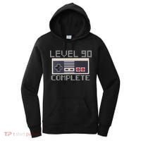 Level 90 Complete Retro Gamer 90th Birthday Women's Hoodie thumb 0