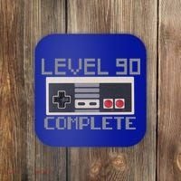 Level 90 Complete Retro Gamer 90th Birthday Coaster thumb 0