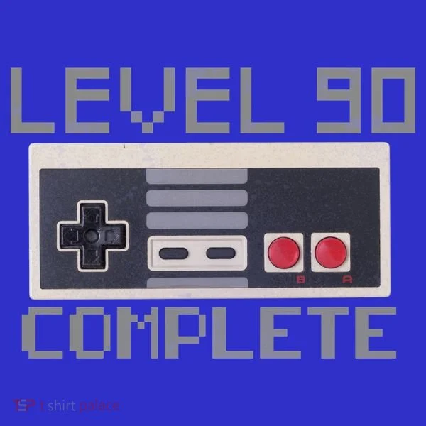 Level 90 Complete Retro Gamer 90th Birthday Women's T-Shirt