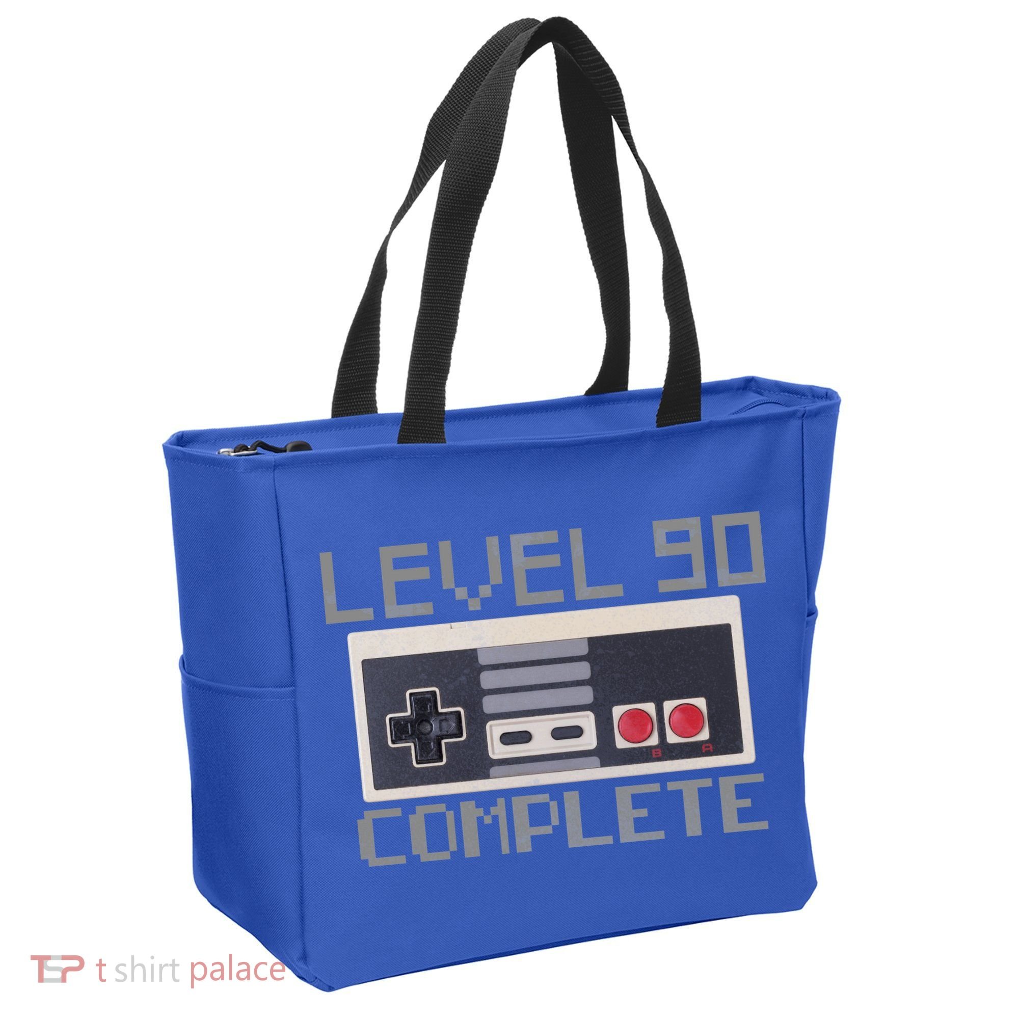 Level 90 Complete Retro Gamer 90th Birthday Tote Bag