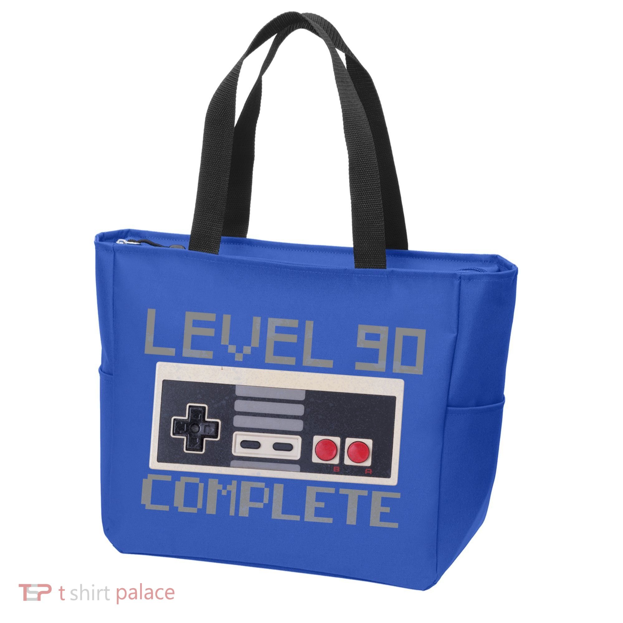 Level 90 Complete Retro Gamer 90th Birthday Tote Bag