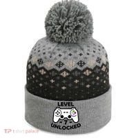 Level Seven Unlocked 7th Birthday The Baniff Cuffed Pom Beanie thumb 0