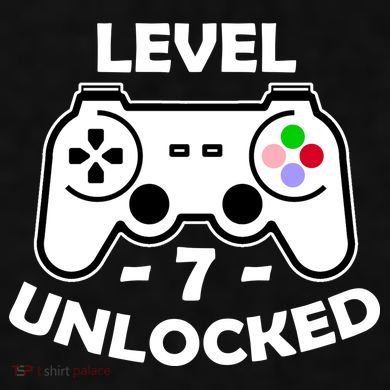 Level Seven Unlocked 7th Birthday Ladies PosiCharge Tri-Blend Wicking Tank