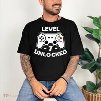 Level Seven Unlocked 7th Birthday Comfort Colors T-Shirt thumb 3