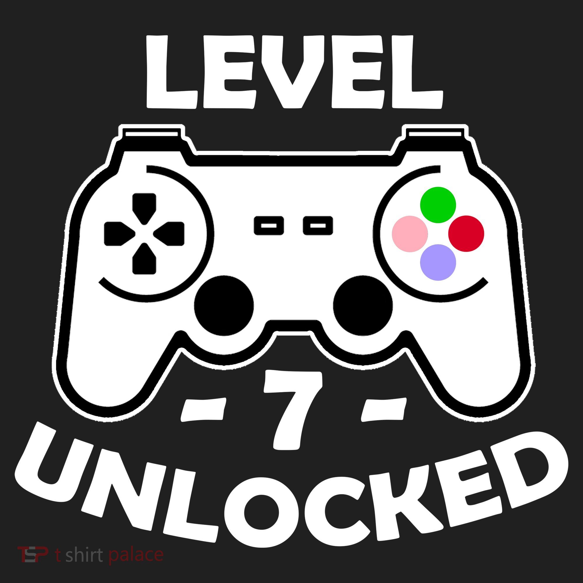 Level Seven Unlocked 7th Birthday Comfort Colors Boxy T-Shirt