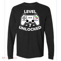 Level Seven Unlocked 7th Birthday Comfort Colors Heavyweight Long Sleeve T-Shirt thumb 0