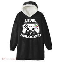 Level Seven Unlocked 7th Birthday Hooded Wearable Blanket thumb 0
