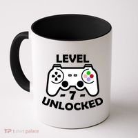 Level Seven Unlocked 7th Birthday Coffee Mug thumb 0