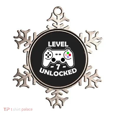 Level Seven Unlocked 7th Birthday Ornament