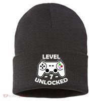 Level Seven Unlocked 7th Birthday Sustainable Knit Beanie thumb 0