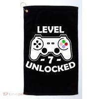 Level Seven Unlocked 7th Birthday Golf Towel thumb 0