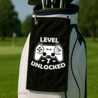 Level Seven Unlocked 7th Birthday Golf Towel thumb 2