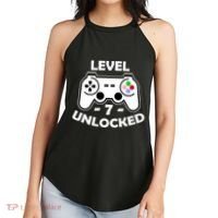 Level Seven Unlocked 7th Birthday Women's Perfect Tri Rocker Tank thumb 2