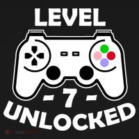 Level Seven Unlocked 7th Birthday Women's Perfect Tri Rocker Tank thumb 4
