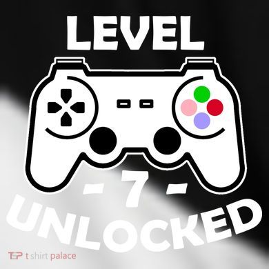 Level Seven Unlocked 7th Birthday Toddler Fine Jersey T-Shirt