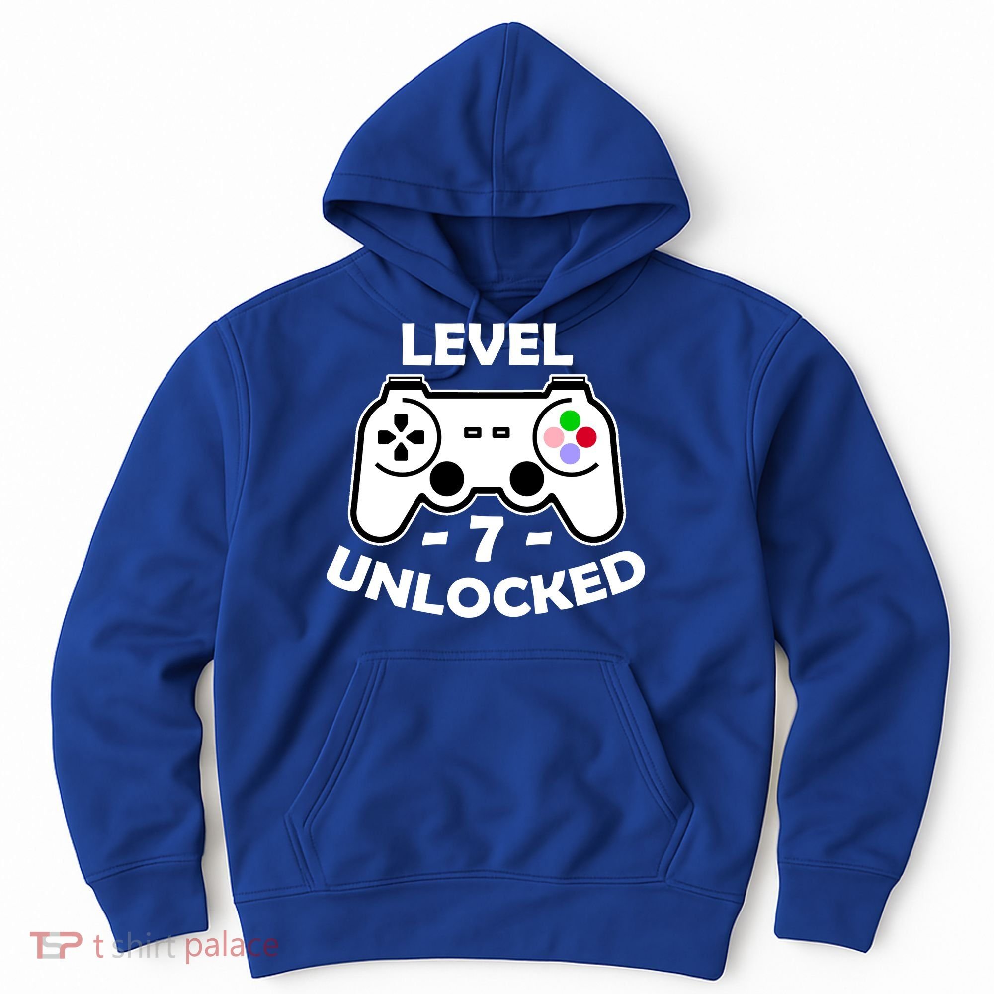 Level Seven Unlocked 7th Birthday Hoodie