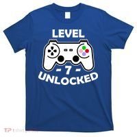 Level Seven Unlocked 7th Birthday T-Shirt thumb 0