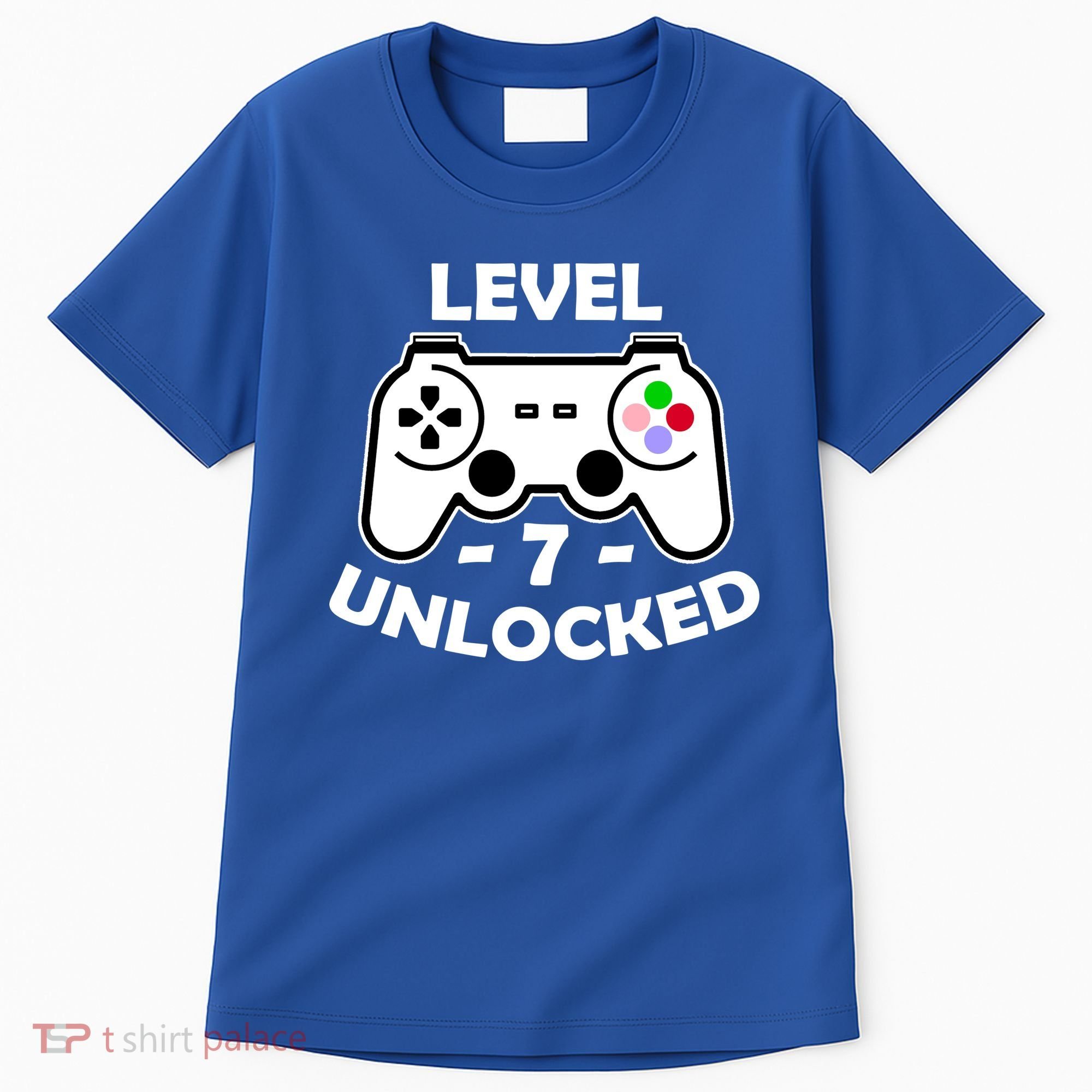 Level Seven Unlocked 7th Birthday Tall T-Shirt