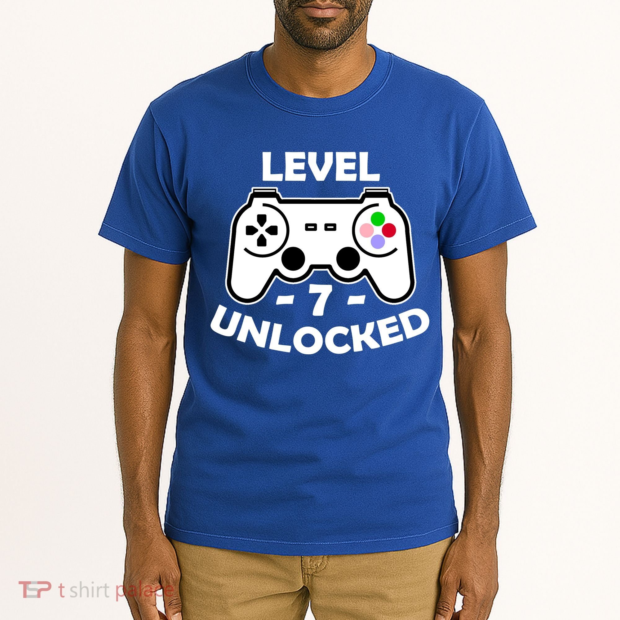 Level Seven Unlocked 7th Birthday Tall T-Shirt