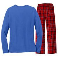 Level Seven Unlocked 7th Birthday Women's Long Sleeve Flannel Pajama Set  thumb 1