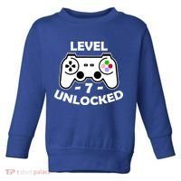 Level Seven Unlocked 7th Birthday Toddler Sweatshirt thumb 0