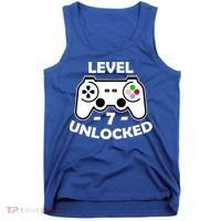 Level Seven Unlocked 7th Birthday Tank Top thumb 0
