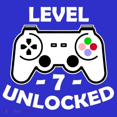 Level Seven Unlocked 7th Birthday Tank Top