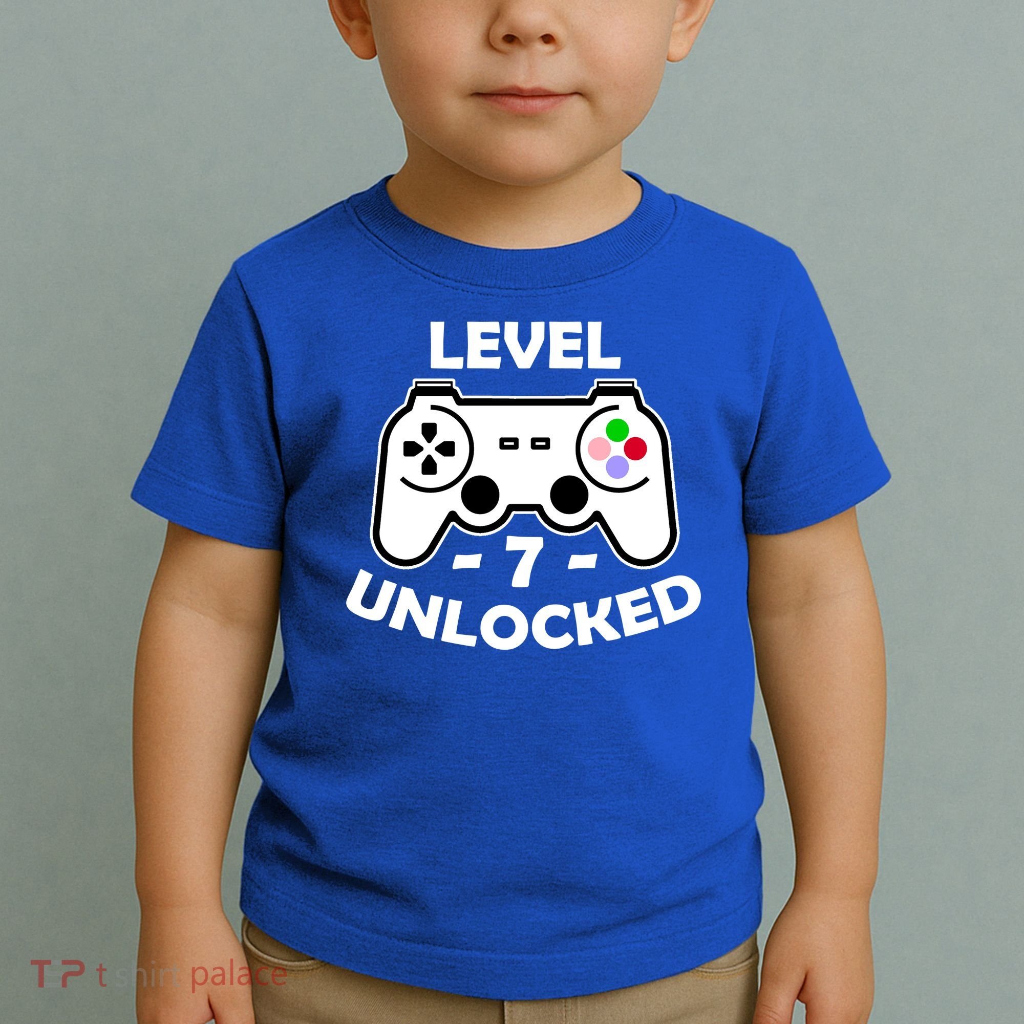 Level Seven Unlocked 7th Birthday Toddler T-Shirt