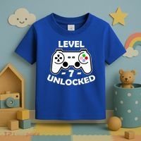 Level Seven Unlocked 7th Birthday Toddler T-Shirt thumb 3
