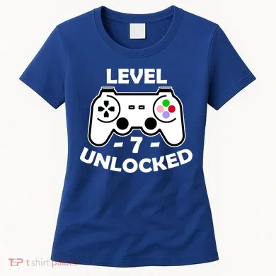 Level Seven Unlocked 7th Birthday Women's T-Shirt