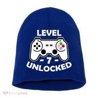 Level Seven Unlocked 7th Birthday Short Acrylic Beanie thumb 0
