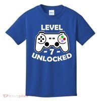 Level Seven Unlocked 7th Birthday Kids T-Shirt thumb 0
