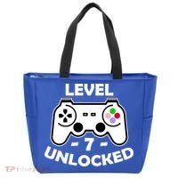 Level Seven Unlocked 7th Birthday Tote Bag thumb 0