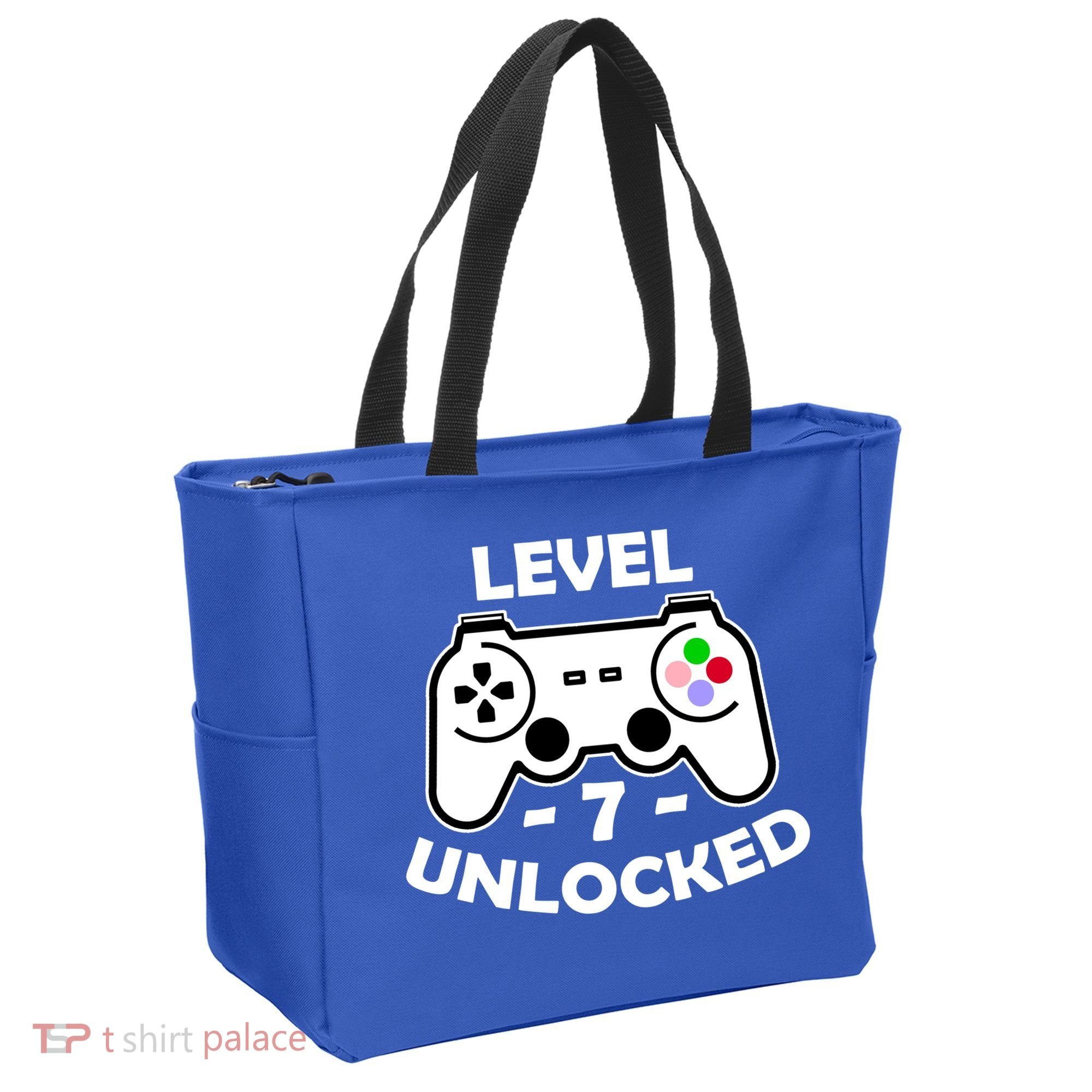 Level Seven Unlocked 7th Birthday Tote Bag