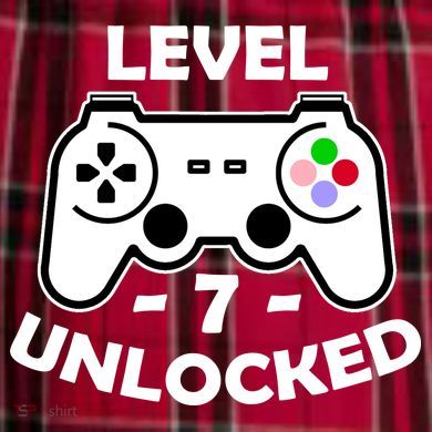 Level Seven Unlocked 7th Birthday Women's Flannel Plaid Pajama Pants