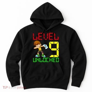 Level Up Age 9 Unlocked Hoodie