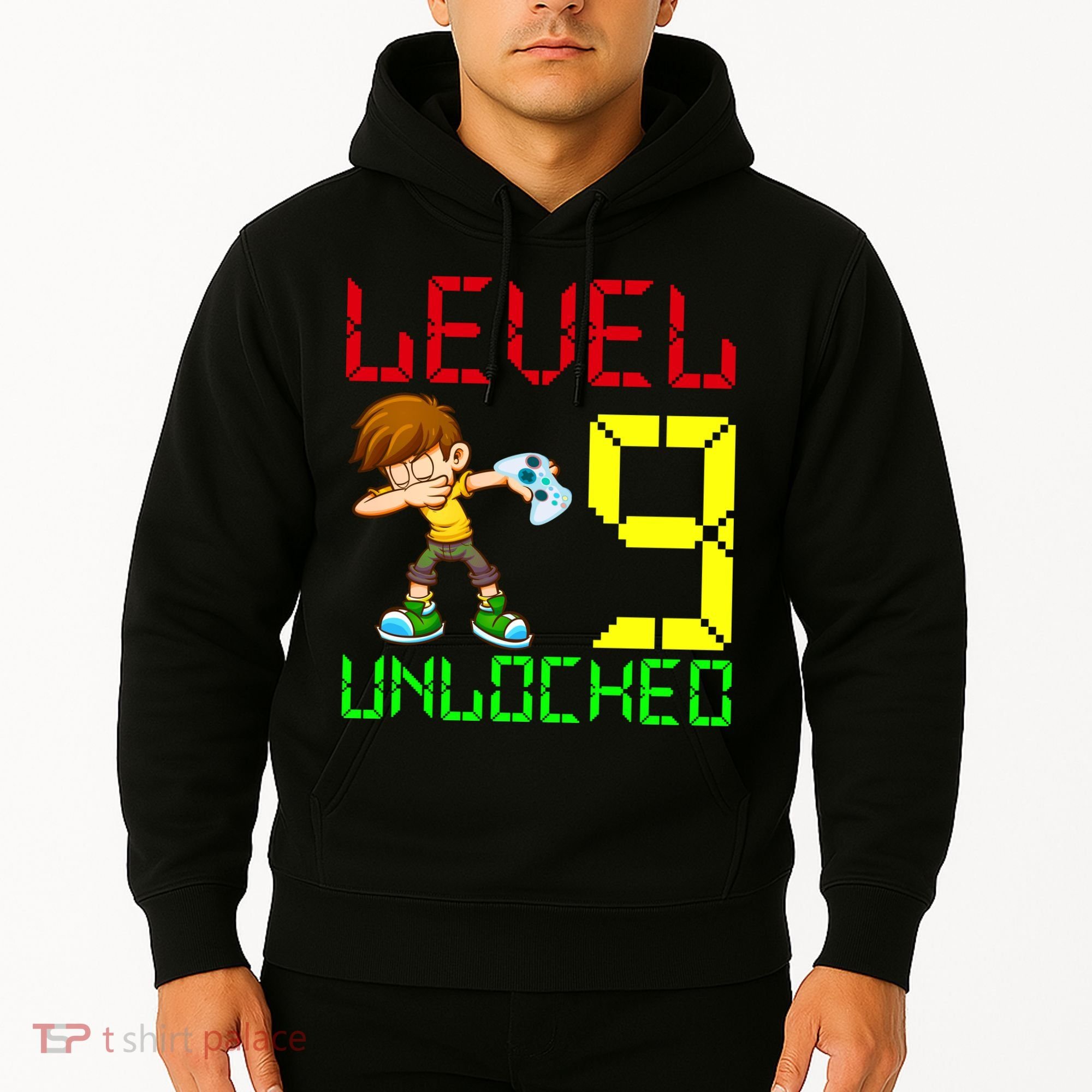 Level Up Age 9 Unlocked Hoodie