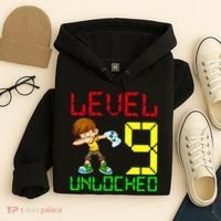 Level Up Age 9 Unlocked Hoodie thumb 4