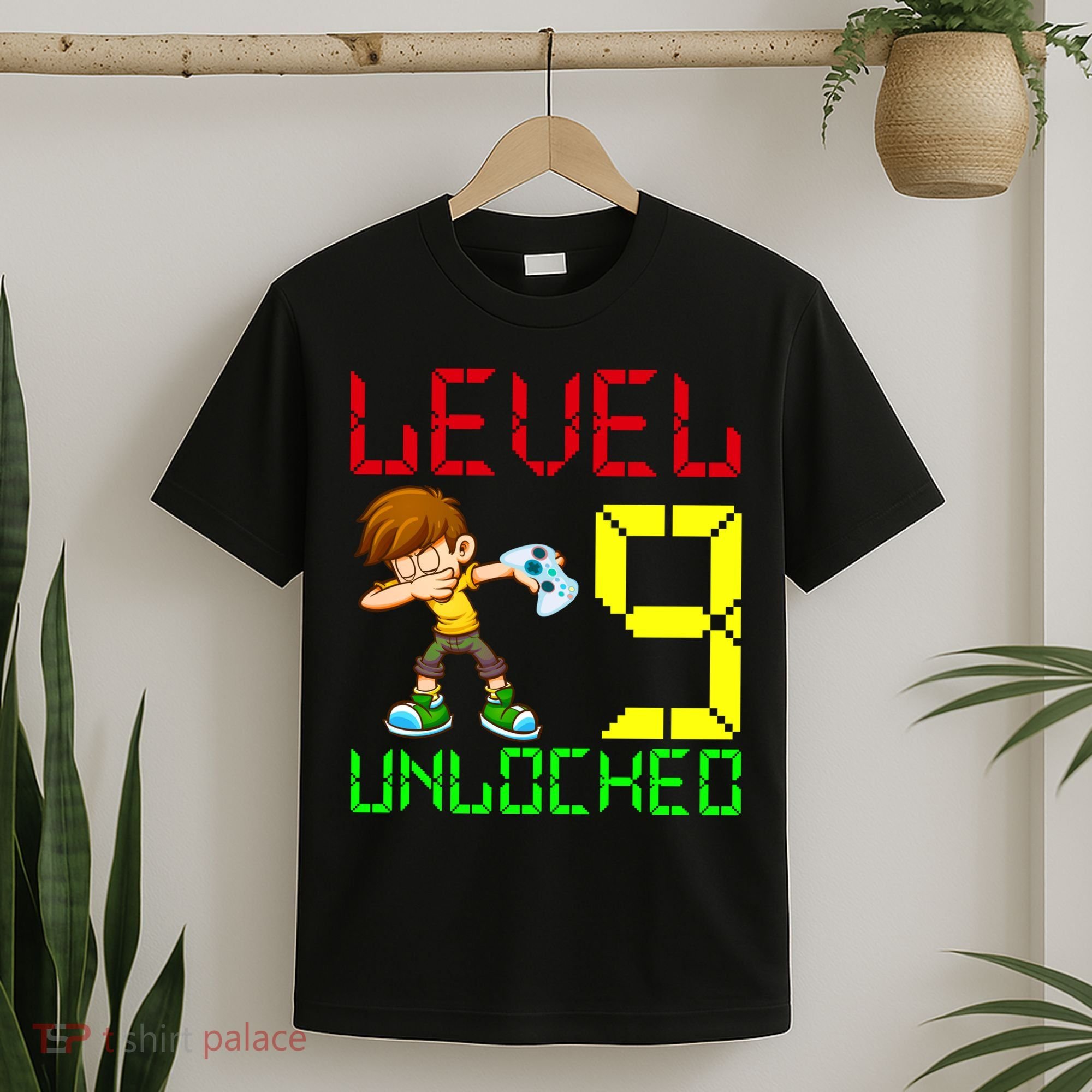 Level Up Age 9 Unlocked T-Shirt