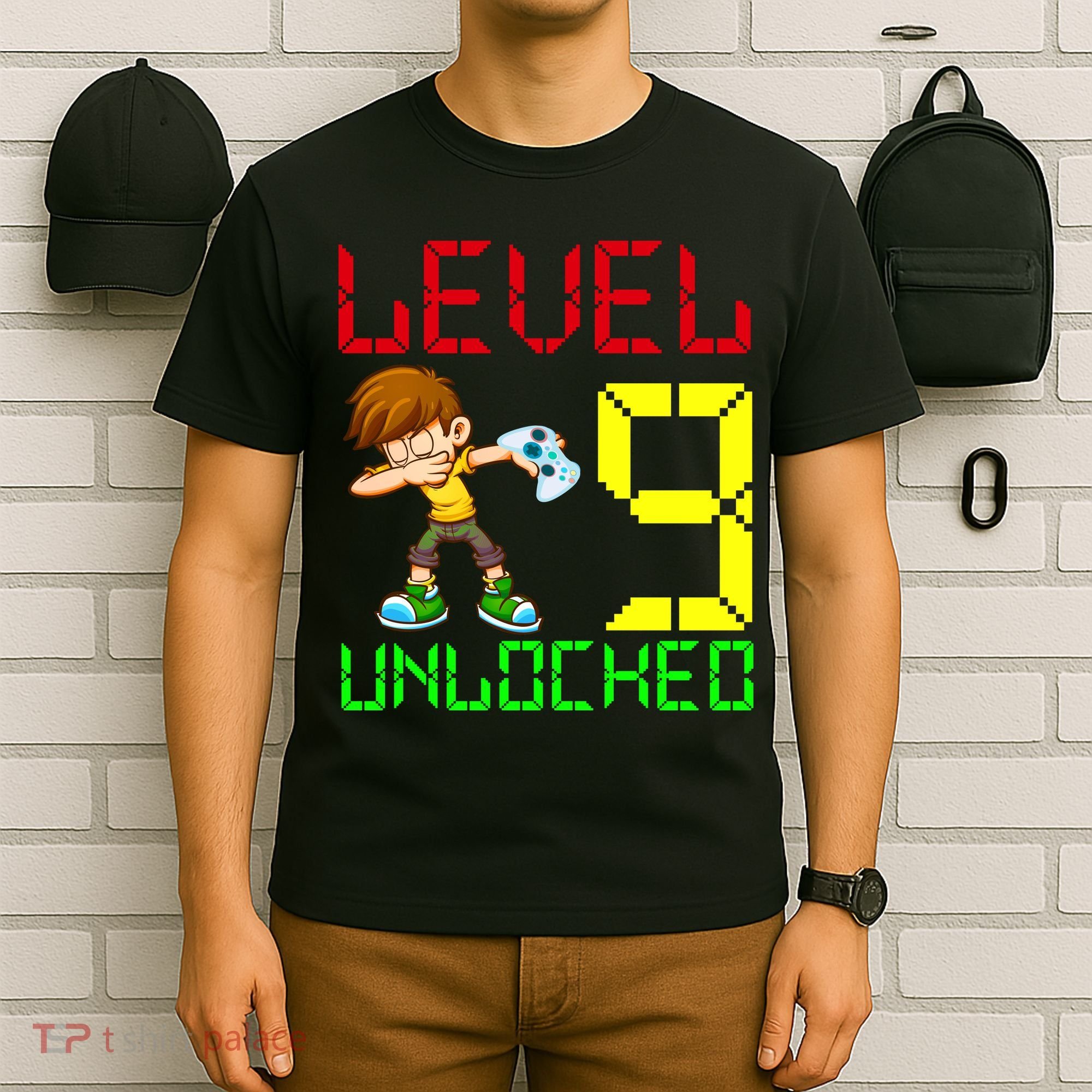 Level Up Age 9 Unlocked T-Shirt