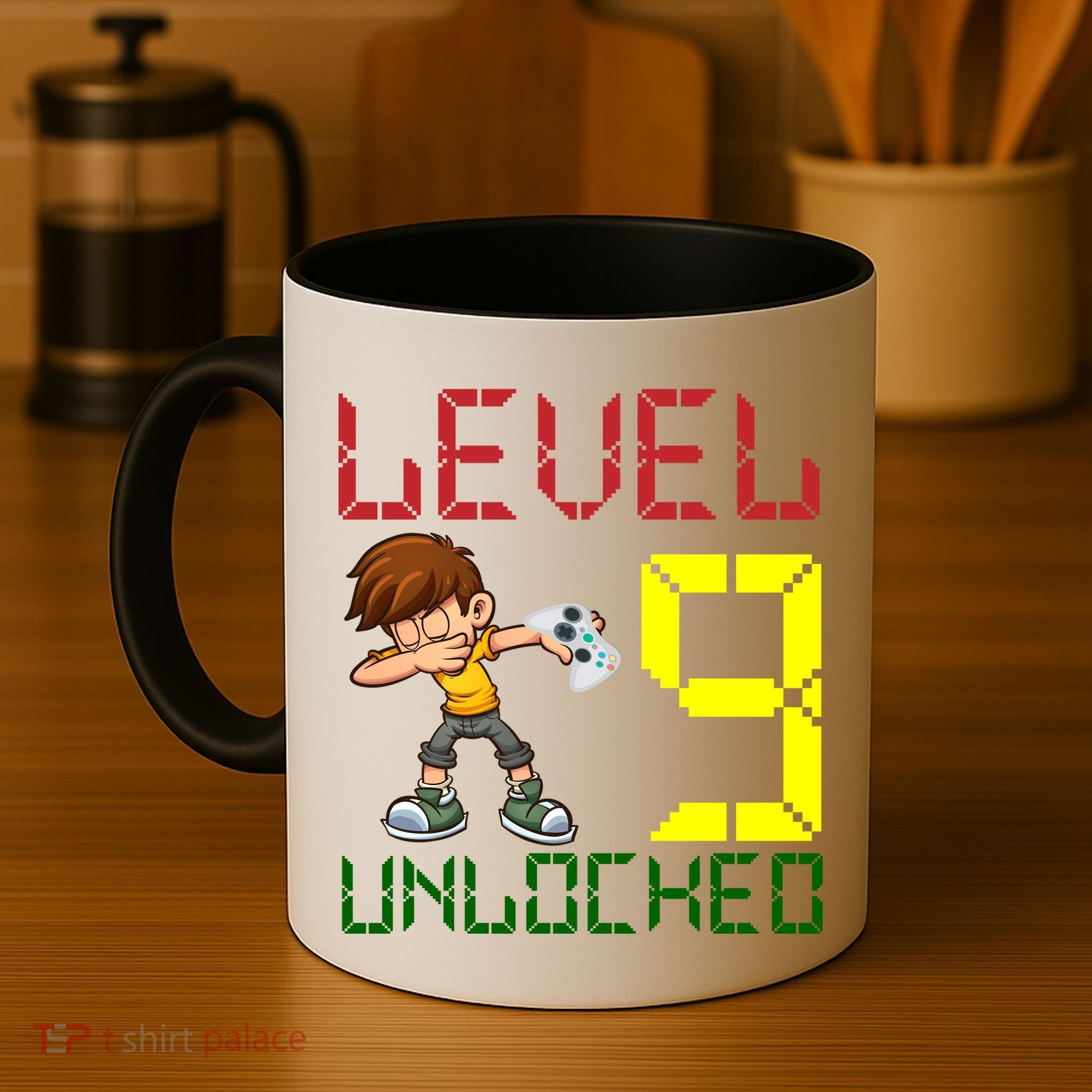 Level Up Age 9 Unlocked Coffee Mug