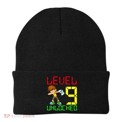 Level Up Age 9 Unlocked Beanie