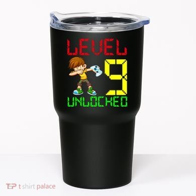 Level Up Age 9 Unlocked Tumbler