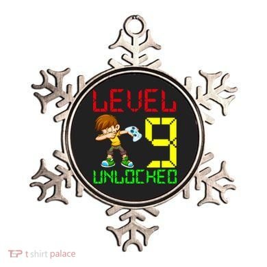 Level Up Age 9 Unlocked Ornament