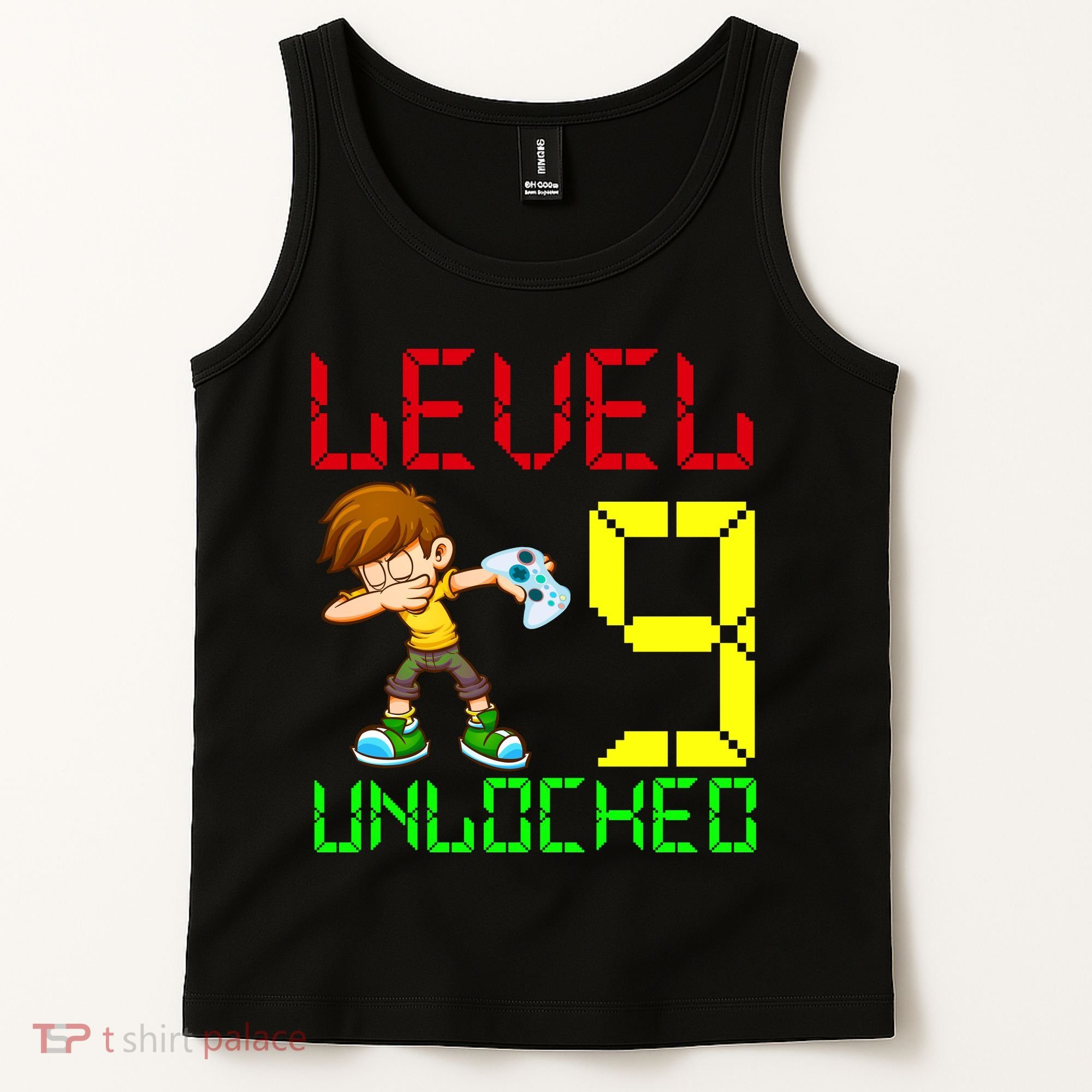 Level Up Age 9 Unlocked Tank Top