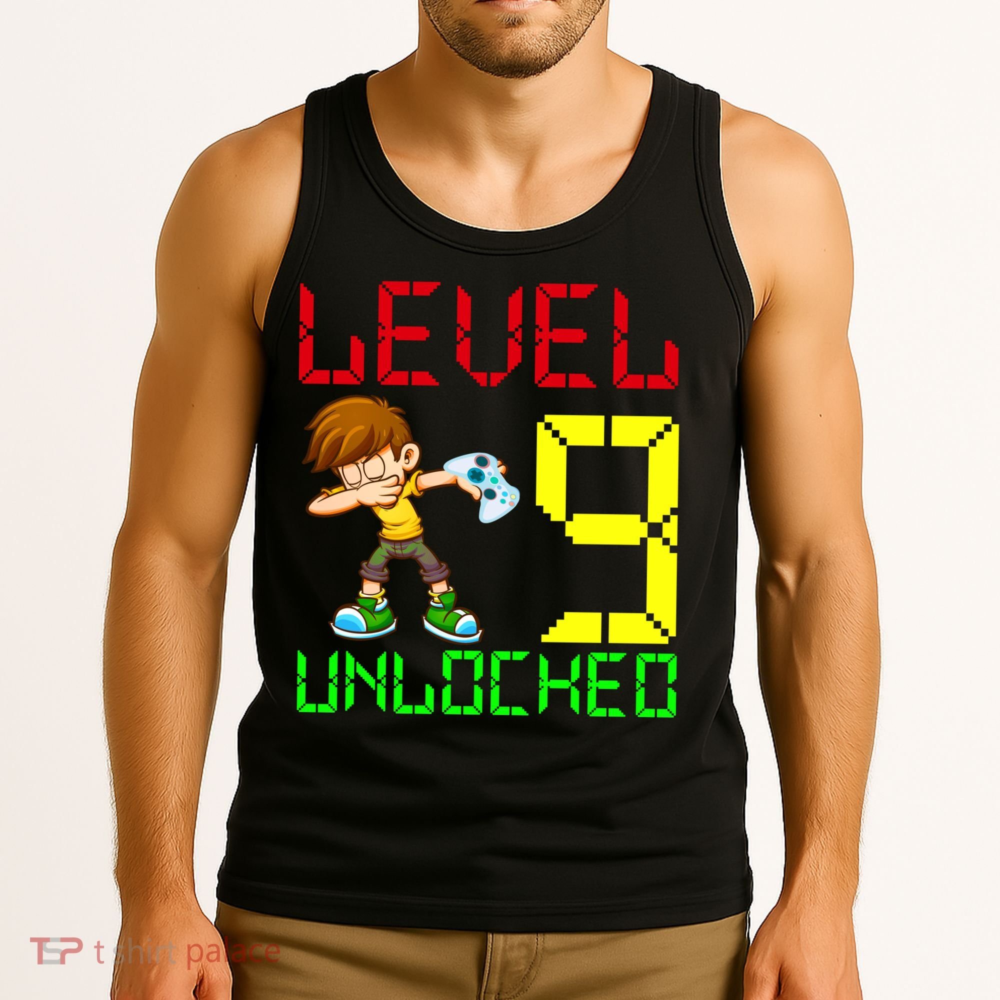 Level Up Age 9 Unlocked Tank Top