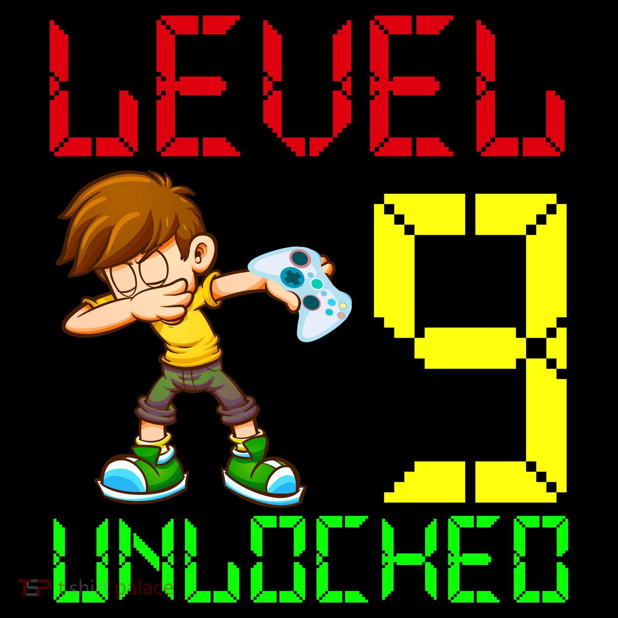 Level Up Age 9 Unlocked Tank Top