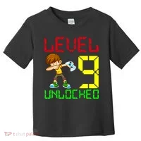 Level Up Age 9 Unlocked Toddler T-Shirt thumb 0